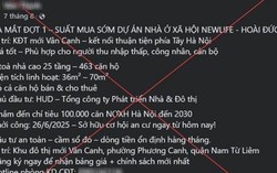 Xử phạt đối tượng rao bán 'suất ngoại giao', 'suất nội bộ' nhà ở xã hội