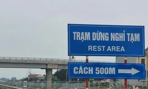 Gấp rút xây dựng thế nào trạm dừng nghỉ tạm thời trên cao tốc Bắc - Nam?