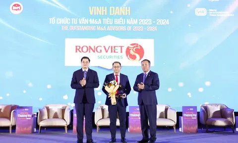 Chứng khoán Rồng Việt được vinh danh giải thưởng “Nhà tư vấn M&A tiêu biểu 2023 – 2024”