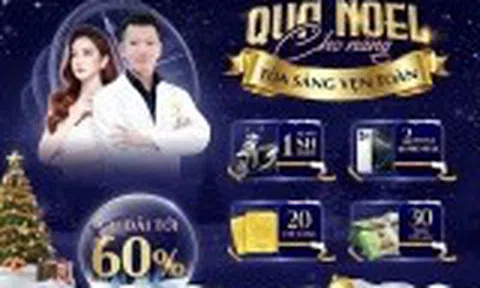 Quà Noel cho nàng – Tỏa sáng vẹn toàn: Dr. Bùi Việt giảm tới 60% tất cả các dịch vụ