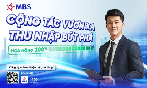 Chứng khoán MB tuyển 1.000 môi giới/cộng tác viên với đãi ngộ 100% hoa hồng