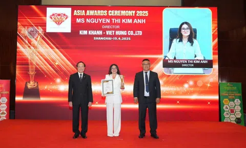Doanh nhân Nguyễn Thị Kim Anh: “Nhà lãnh đạo doanh nghiệp giỏi Châu Á 2025”