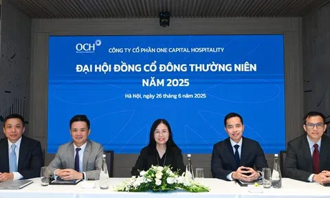 ĐHĐCĐ One Capital Hospitality (OCH): Đặt doanh thu hợp nhất hơn 1.000 tỷ đồng, mảng khách sạn là "mũi nhọn" trong năm 2025