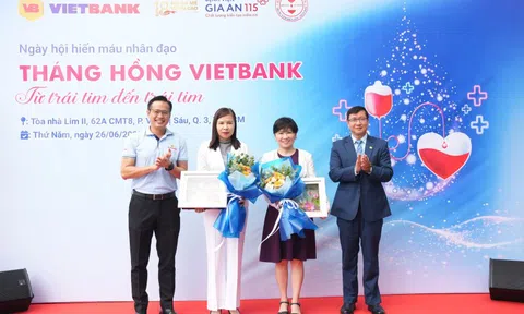 Hơn 200 CBNV tham gia hiến máu tình nguyện Tháng hồng Vietbank
