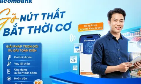 Sacombank đồng hành cùng hộ kinh doanh trong giai đoạn chuyển mình