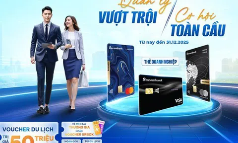 Sacombank đồng hành cùng doanh nghiệp dẫn đầu xu thế thanh toán không tiền mặt