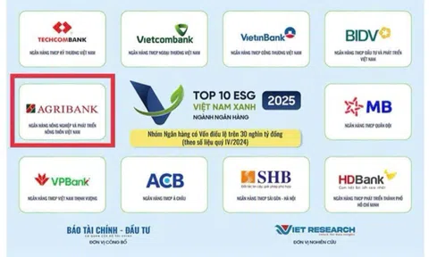 Agribank - Doanh nghiệp ESG Việt Nam xanh 2025
