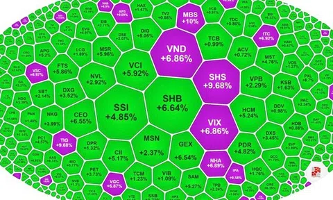 VN-Index lập đỉnh trong ngày kỷ niệm 25 năm thị trường chứng khoán