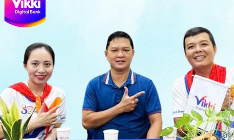 Vikki đã trao 1 lượng vàng SJC và nhiều chỉ vàng cho khách hàng "Mở tài khoản Vikki An sinh – Nhận quà mừng Quốc khánh"