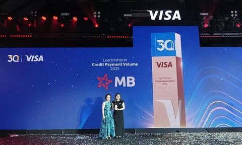 MB nhận bốn giải thưởng danh giá từ Visa