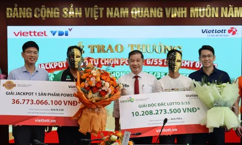 Cả nhà mất ngủ vì trúng độc đắc Vietlott gần 37 tỷ đồng
