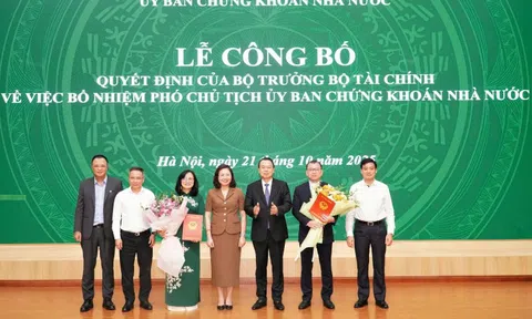Bổ nhiệm 2 Phó Chủ tịch Uỷ ban Chứng khoán Nhà nước