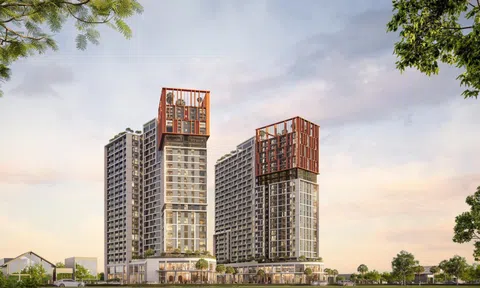 Biểu tượng “Song lân chầu nhật” và tinh thần phương Đông trong thiết kế Cora Tower