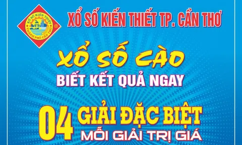 Cần Thơ phát hành 4 triệu vé số cào đợt 3, có 4 giải đặc biệt