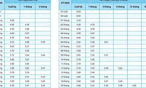 Thêm ngân hàng tăng lãi suất tiết kiệm: Lãi suất 6 tháng cao hơn cả 60 tháng