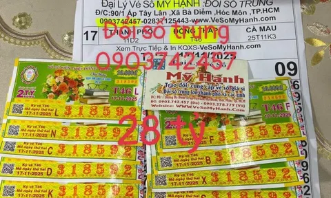 Một người trúng đặc biệt 28 tỉ đồng ở Tây Ninh, liền đổi thưởng trong đêm tại TP HCM