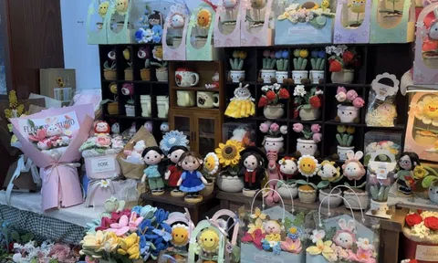 Hoa handmade lên ngôi trong ngày 20-11