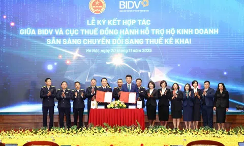 BIDV cùng ngành Thuế đồng hành hỗ trợ hộ kinh doanh chuyển đổi, bứt phá