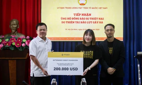 Binance Charity ủng hộ đồng bào lũ lụt miền Trung 5 tỷ đồng