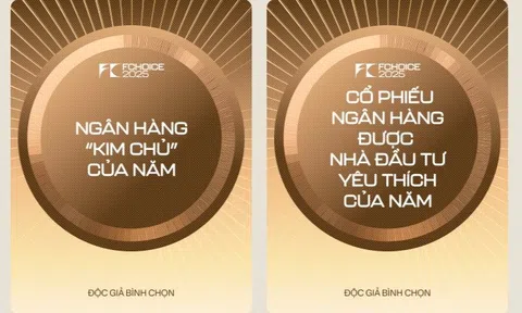 Chỉ ít giờ sau khi mở vote, 1 ngân hàng bất ngờ dẫn đầu cả 2 hạng mục Ngân hàng Kim Chủ của năm và Cổ phiếu ngân hàng được nhà đầu tư yêu thích
