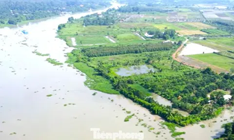 Nhìn từ trên cao khu vực sẽ có bến cảng, khu đô thị ven sông phía Bắc TPHCM