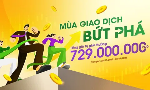 KBSV - Mùa giao dịch bứt phá: Giải thưởng 729 triệu đồng