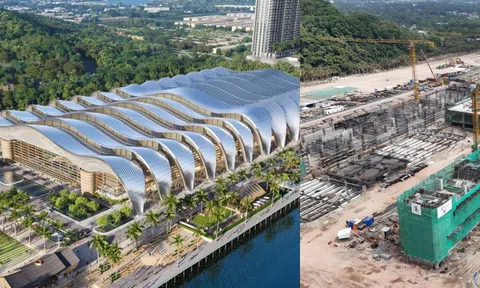 Trung tâm hội nghị APEC tại Phú Quốc được xây dựng với tốc độ vượt kế hoạch