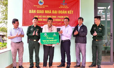 Khánh thành nhà đại đoàn kết do BSR tài trợ tại tỉnh Quảng Ngãi