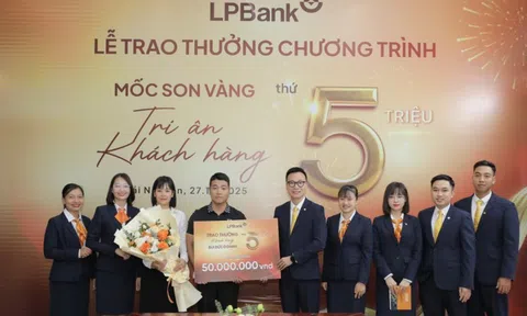 LPBank đạt mốc 5 triệu khách hàng, bước vào giai đoạn tăng tốc bán lẻ 2026