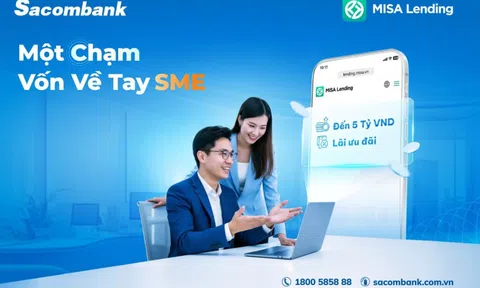 Sacombank hợp tác cùng MISA mở rộng cơ hội tiếp cận vốn, đồng hành doanh nghiệp SMEs