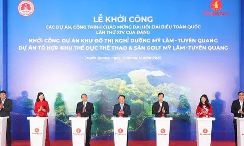 Vingroup khởi công đô thị nghỉ dưỡng suối khoáng và tổ hợp thể dục thể thao Mỹ Lâm – Tuyên Quang