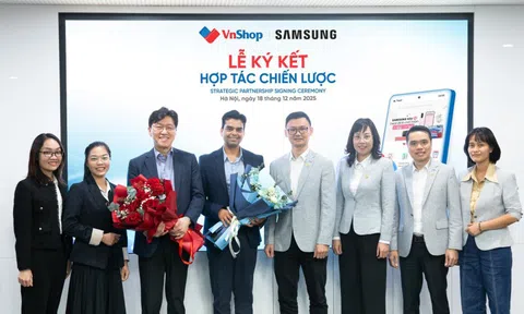 Samsung chính thức đưa sản phẩm lên VnShop thông qua hợp tác chiến lược