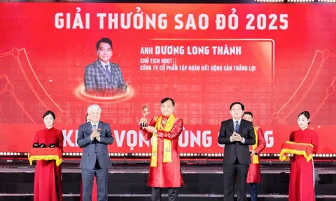 TOP 10 Doanh nhân Sao Đỏ 2025 Dương Long Thành - Thành công cùng sứ mệnh “phát triển địa phương, phụng sự đất nước”