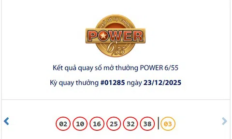 Vé số Vietlott trúng giải Jackpot 2 bán ở tỉnh Sơn La