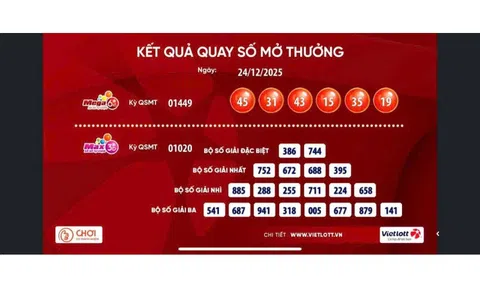 Đêm Giáng sinh, một người dân ở TPHCM trúng vé số Vietlott 21,5 tỉ đồng