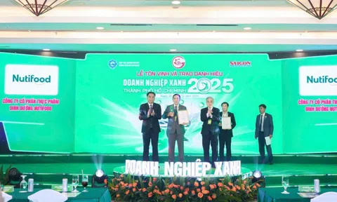 Nutifood được trao danh hiệu Doanh nghiệp xanh TPHCM năm 2025