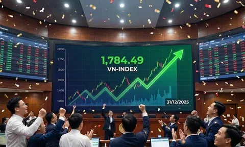 Chứng khoán Việt Nam lên cao nhất lịch sử trong phiên giao dịch cuối năm 2025
