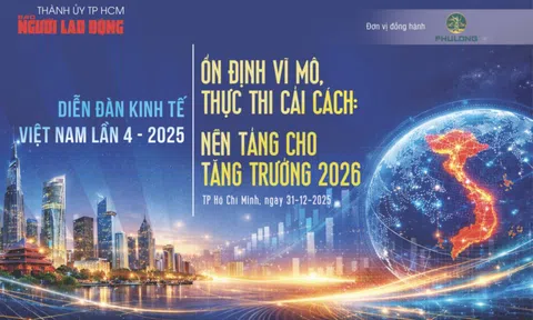Sáng 31-12, Diễn đàn Kinh tế Việt Nam lần 4-2025 hiến kế giải pháp cho tăng trưởng kinh tế