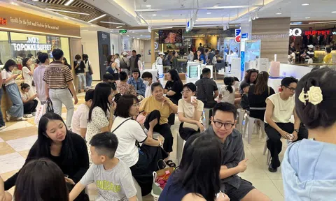 TPHCM: Các trung tâm thương mại "vỡ trận" trong ngày đầu năm mới