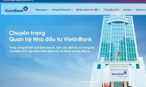 VietinBank ra mắt website Quan hệ Nhà đầu tư mới: Minh bạch kiến tạo niềm tin