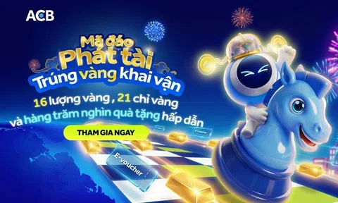 ACB ra mắt chương trình “Mã đáo phát tài”, mang cơ hội “trúng vàng khai vận” dịp Tết Bính Ngọ 2026
