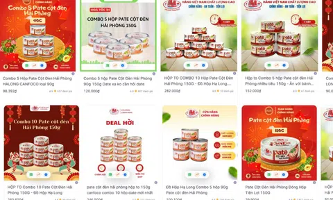 Người tiêu dùng đã mua bao nhiêu hộp pate Cột đèn Hải Phòng trên online?