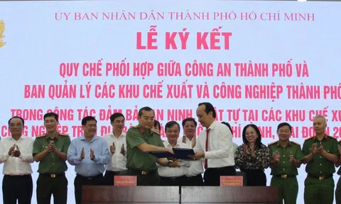 Ký kết quy chế phối hợp giữa Công an TPHCM và HEPZA