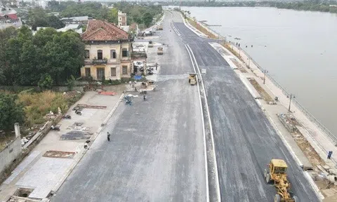 Đường ven sông Đồng Nai sắp thông xe