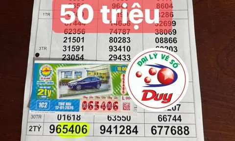 Xổ số miền Nam: Chiều 13-1, đại lý tìm người trúng giải độc đắc 2 đài