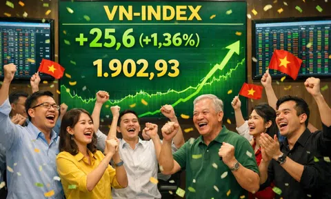 Niềm vui đầu năm: VN-Index lần đầu vượt 1900 điểm