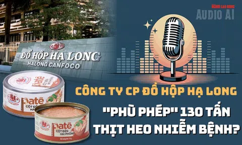 [Audio] - Vụ 130 tấn thịt heo bệnh: Công ty Đồ hộp Hạ Long tự nhận là "nạn nhân"?