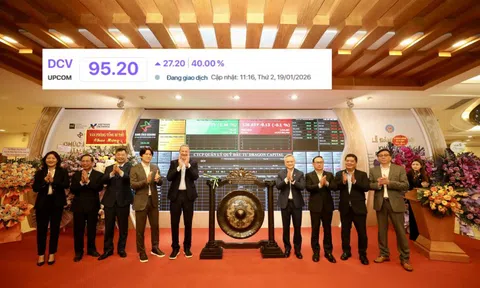 Cổ phiếu Dragon Capital (DCV) tăng kịch trần 40% trong ngày chào sàn chứng khoán