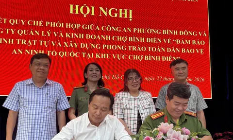 Sẵn sàng trấn áp tội phạm tại chợ Bình Điền, TP HCM