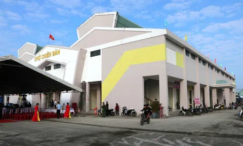 Xã ở Đà Nẵng đưa vào vận hành chợ hàng chục tỉ đồng